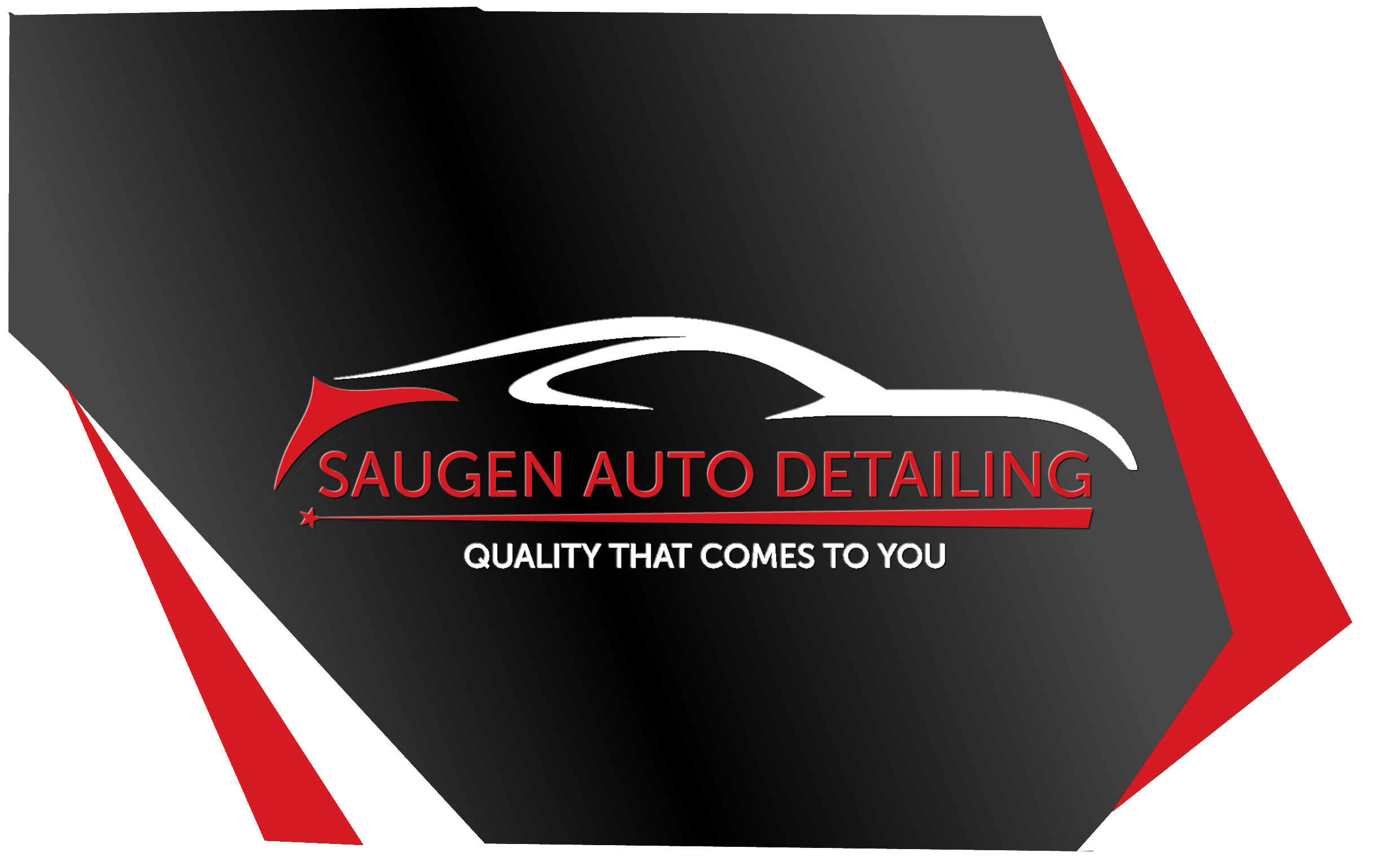 a logo for saugen auto detailing