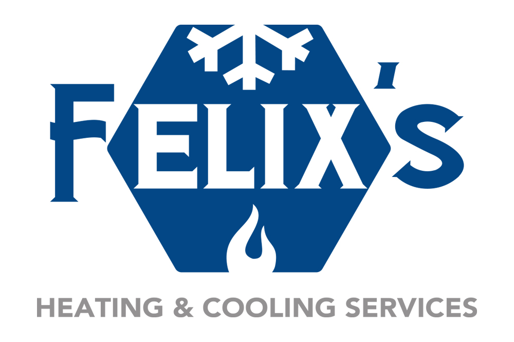 A logo for felix 's heating and cooling services
