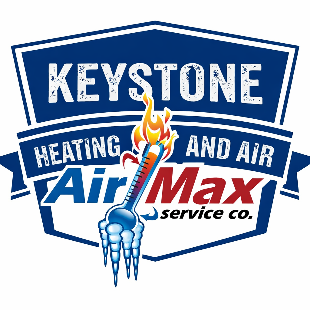 keystone heating and air business logo