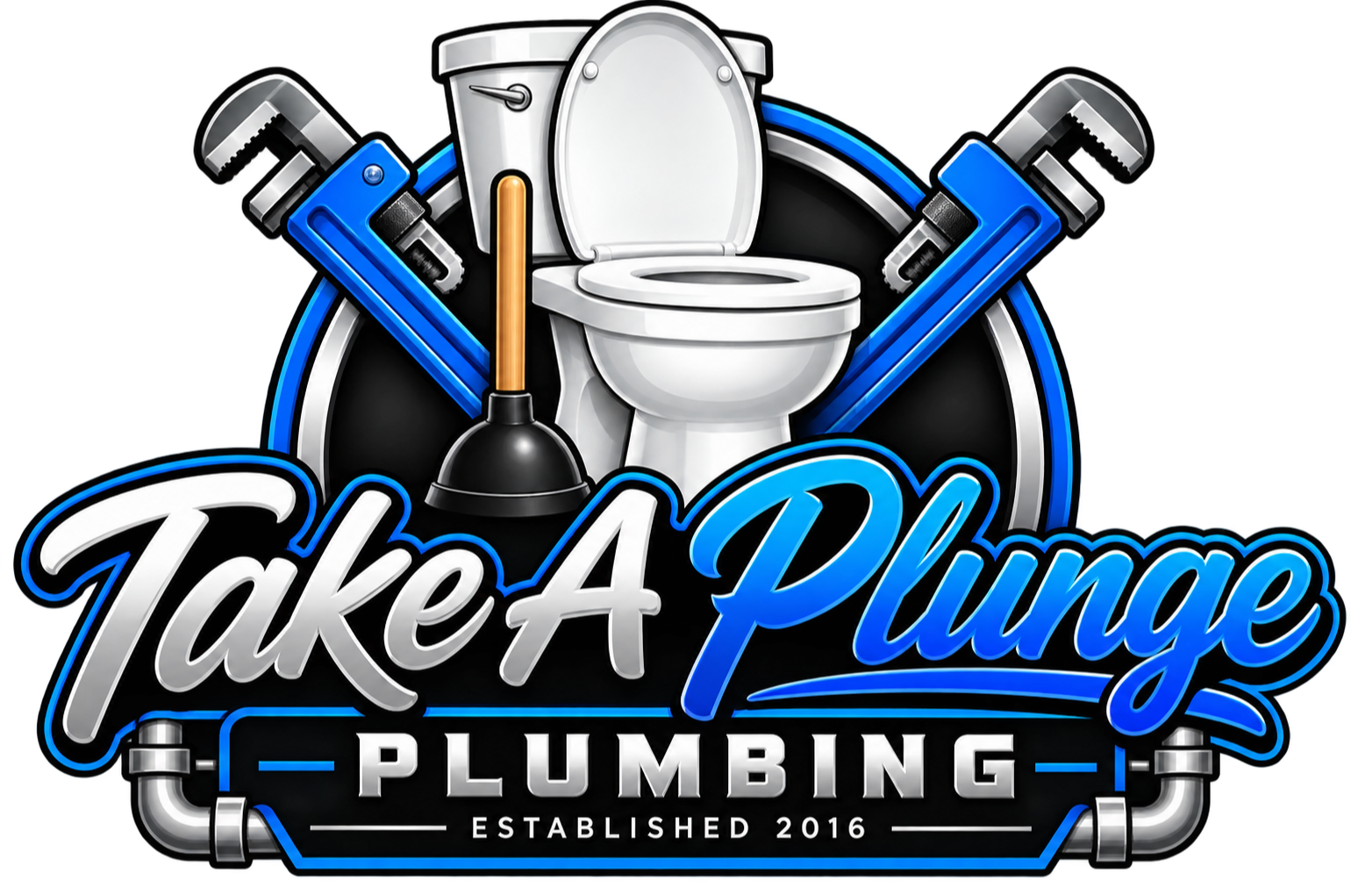 Take A Plunge Plumbing logo