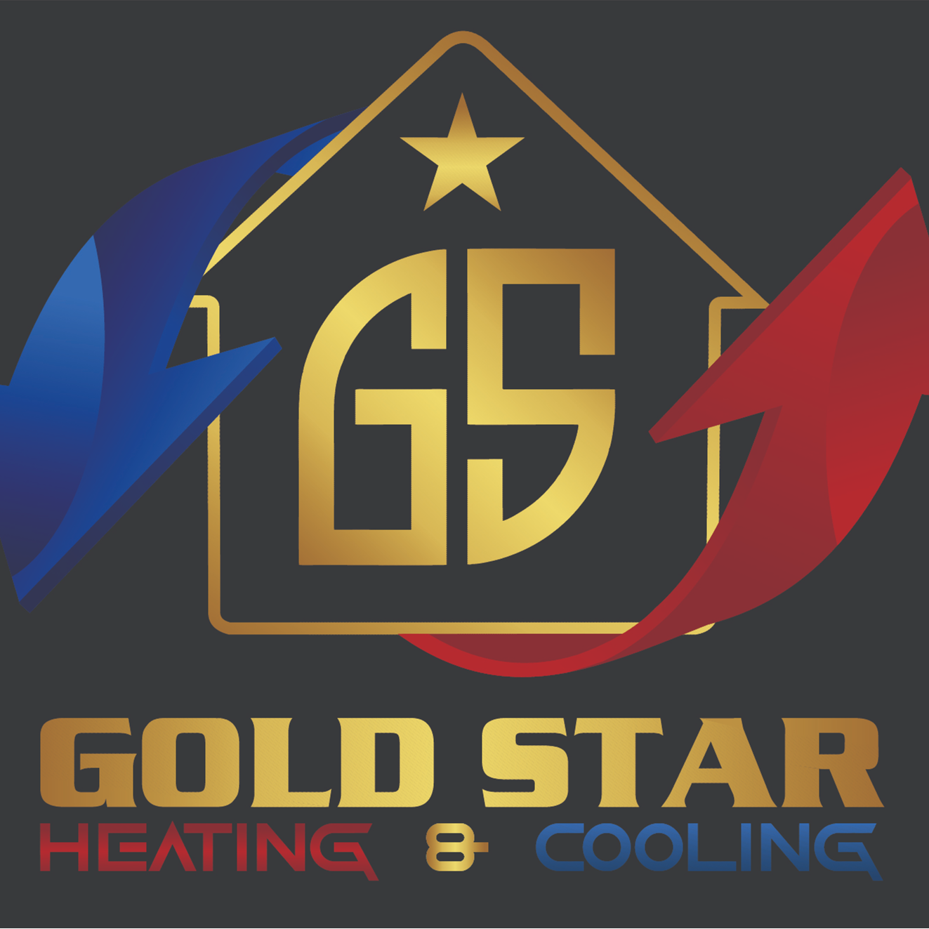 Gold Star Heating & Cooling logo
