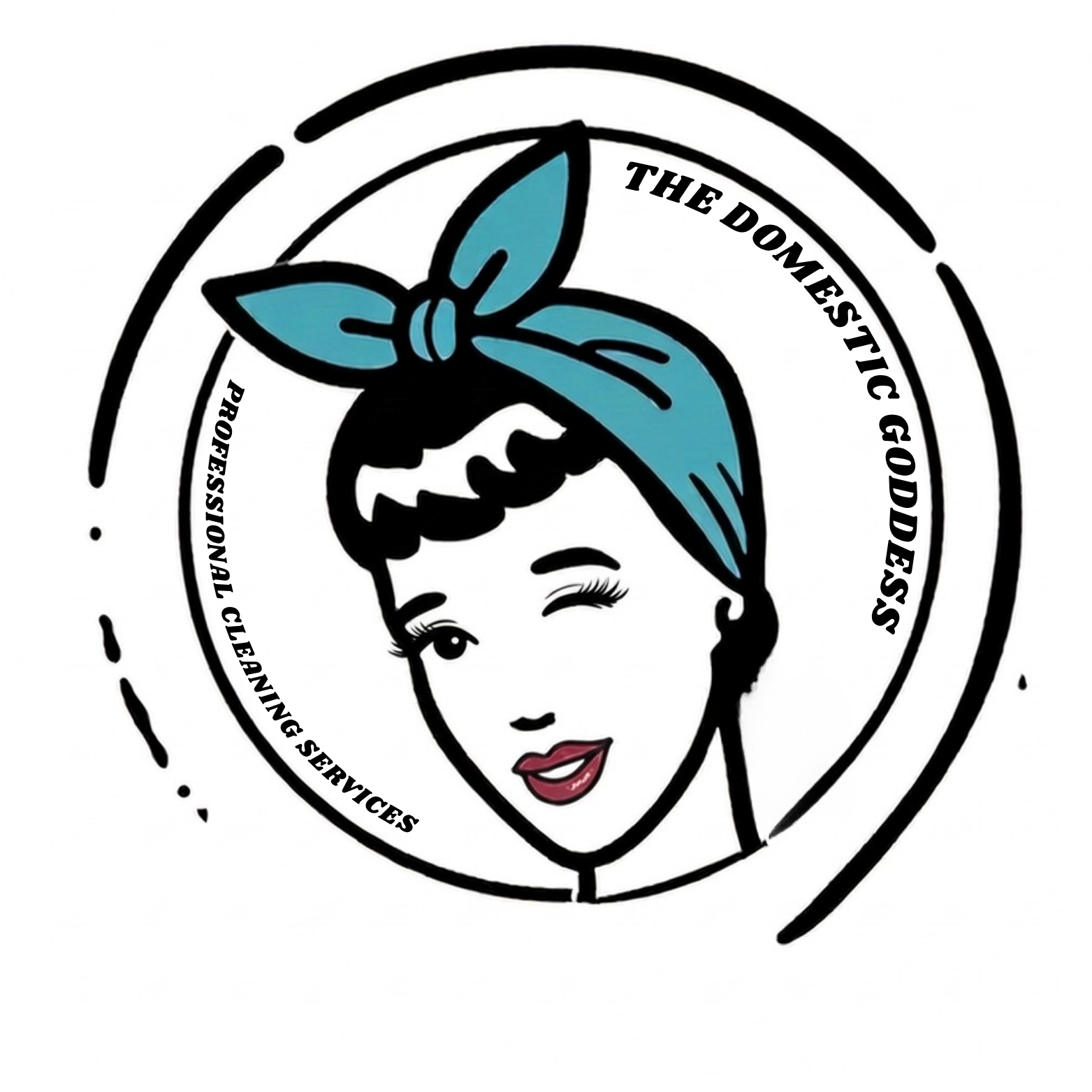 The Domestic Goddess Cleaning Service Logo