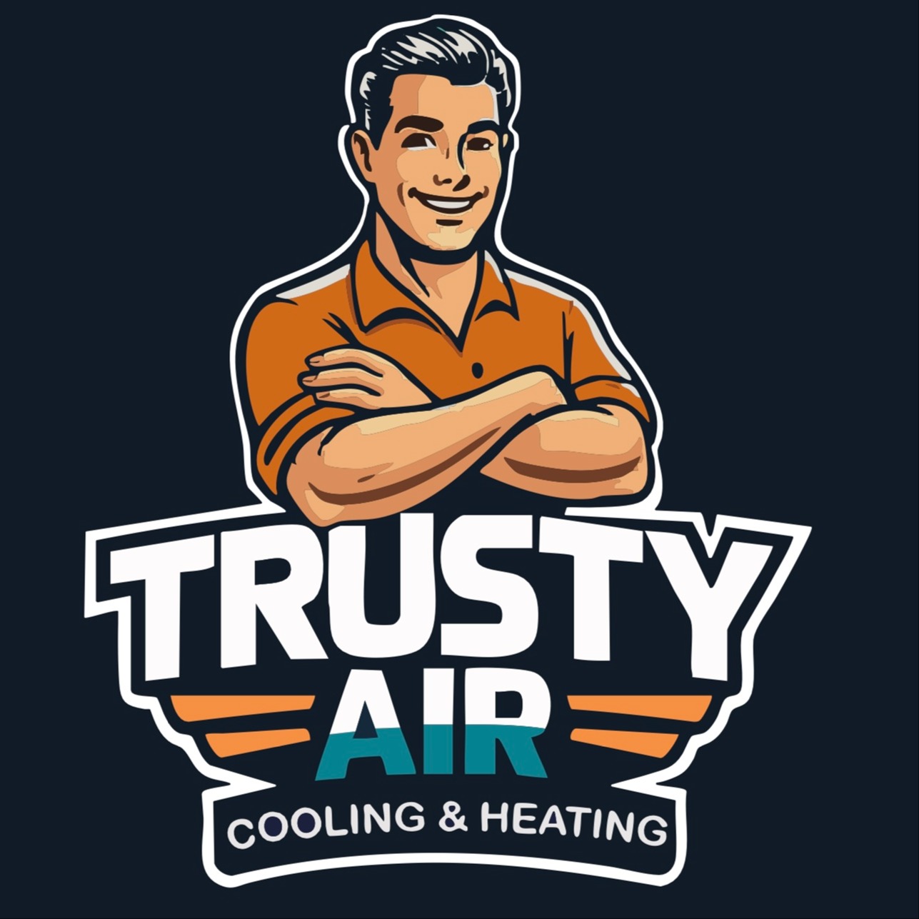 Trusty Air Conditioning & Heating.logo