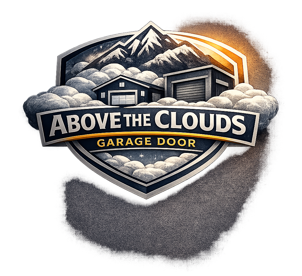 Above The Clouds Garage Door
