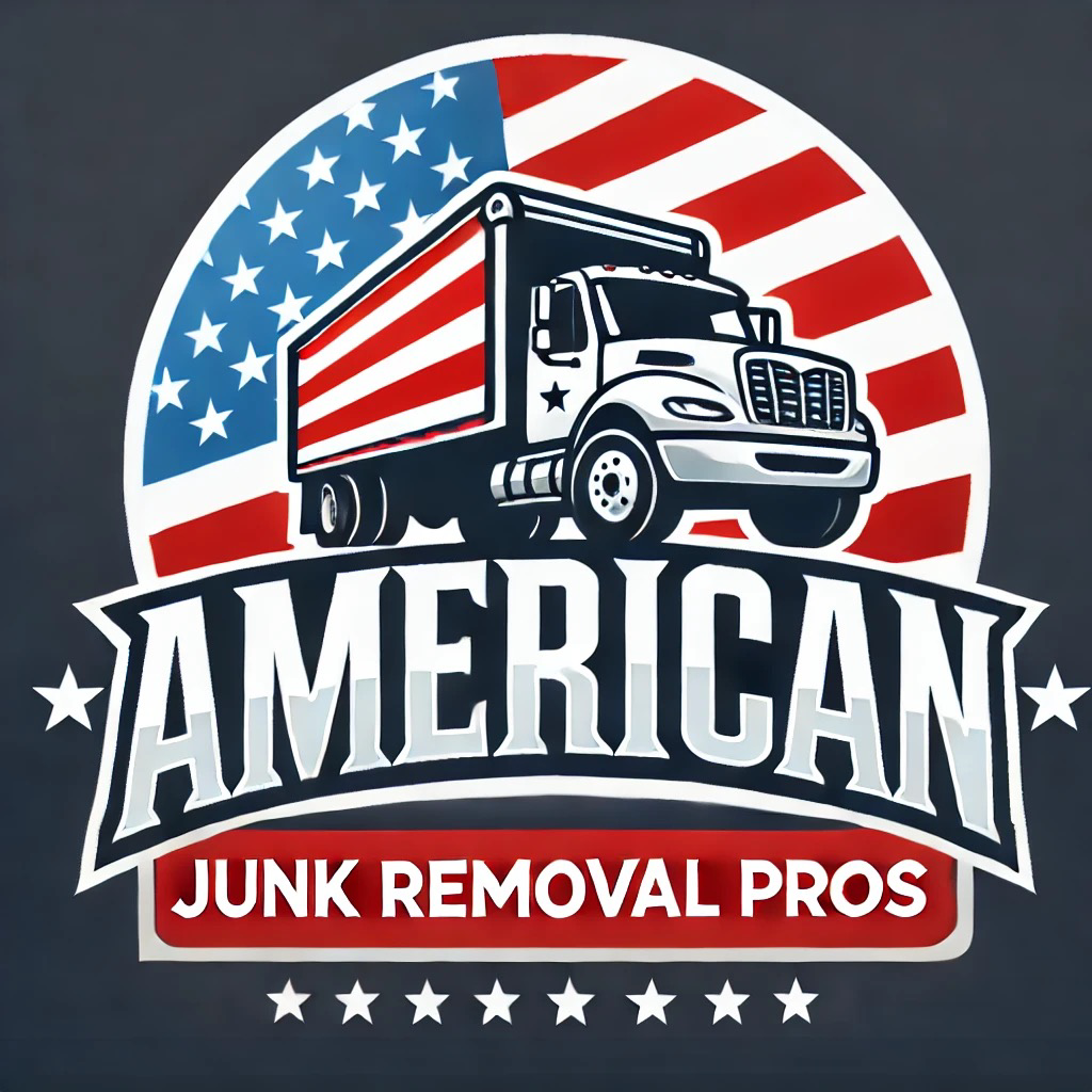 American junk removal pros. Logo