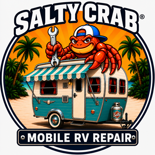 Salty Crab Mobile RV Repair Logo