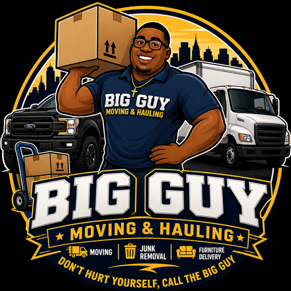 BIG GUY MOVING AND HAULING LOGO