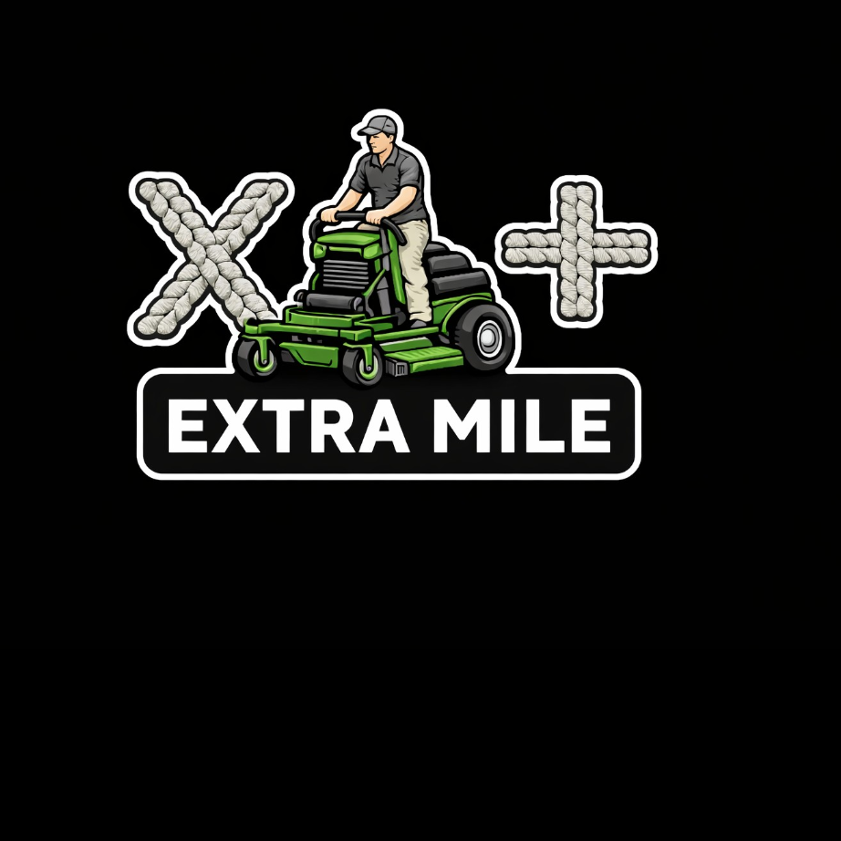  Extra Mile Lawn Care and Junk Removal Logo.