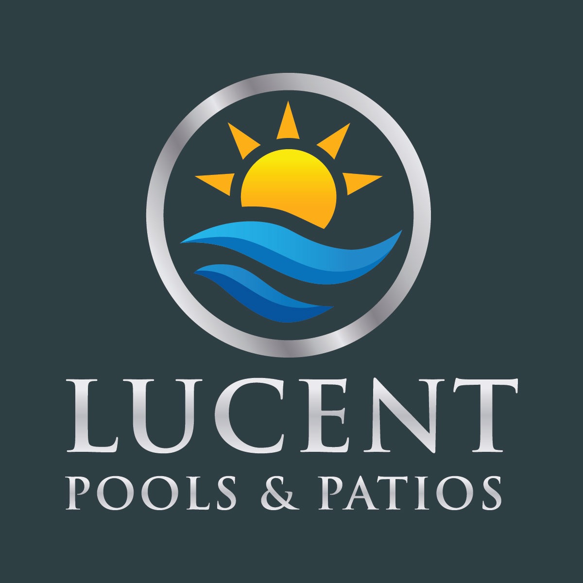 Lucent Pools and patios.logo